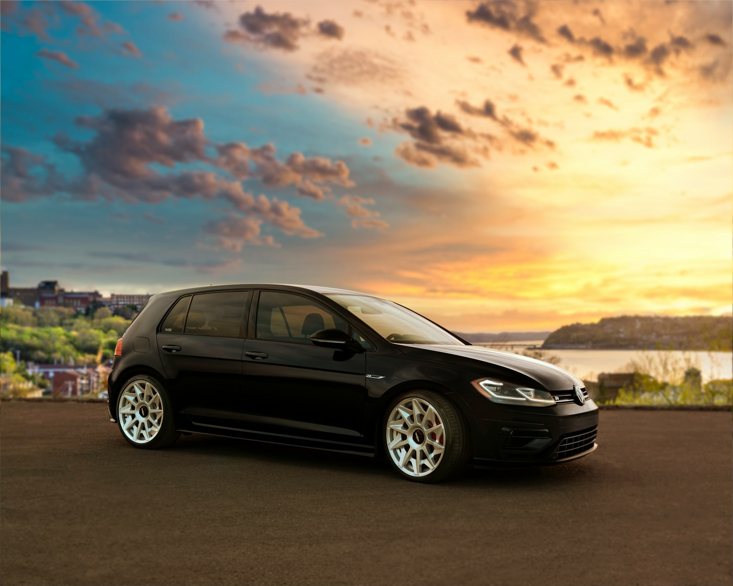 black honda sedan on road during daytime